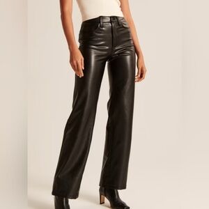Abercrombie and Fitch faux leather pants